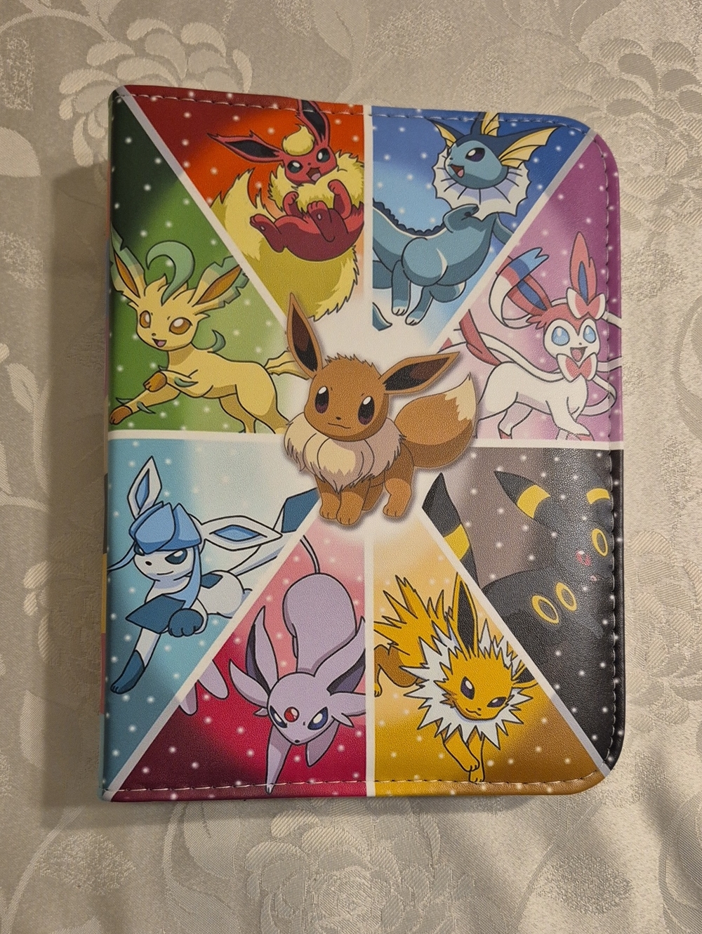 Pokemon Binder With 50 Sleeves ,wrist Strap & Zip Closure New